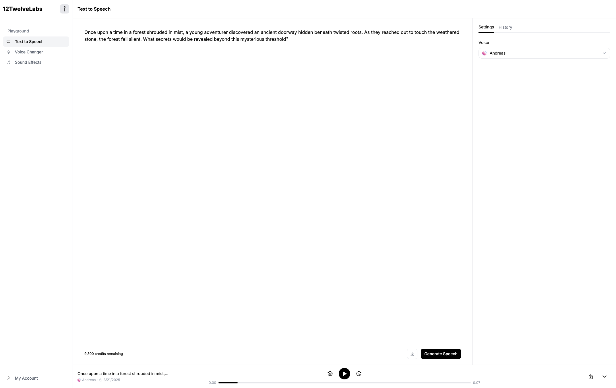 A Full-Stack Voice AI Platform with TTS, Voice Conversion, and Generative Audio